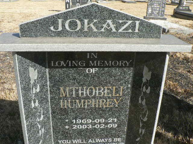 JOKAZI Mthobeli Humphrey 1969-2003