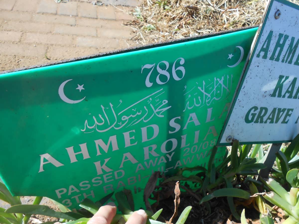 KAROLIA Ahmed Salajee
