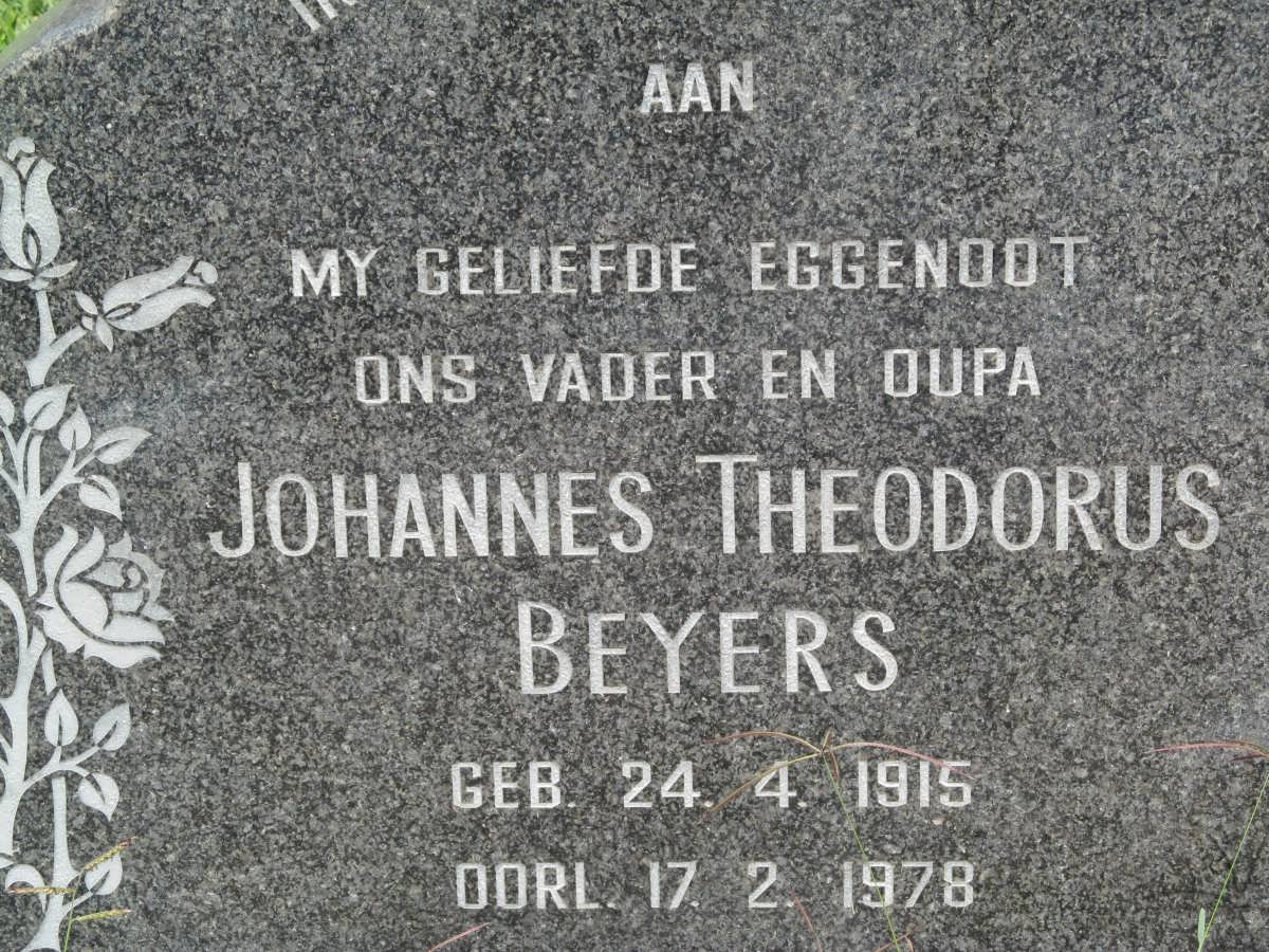 LATEGAN Johannes Theodorus Beyers 1915-1978 &amp; Cornelia Magrietha 1918-1988