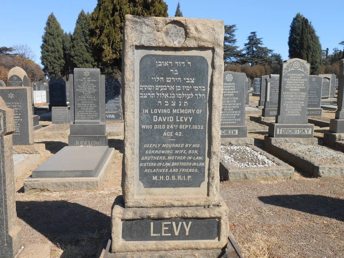 LEVY David -1932