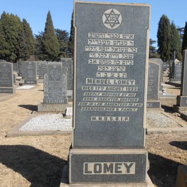 LOMEY Mendel -1933