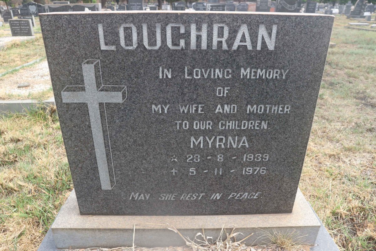 LOUGHRAN Myrna 1939-1976