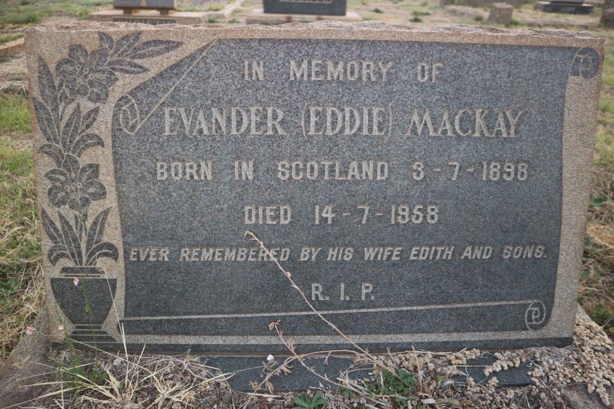 MACKAY Evander 1898-1958