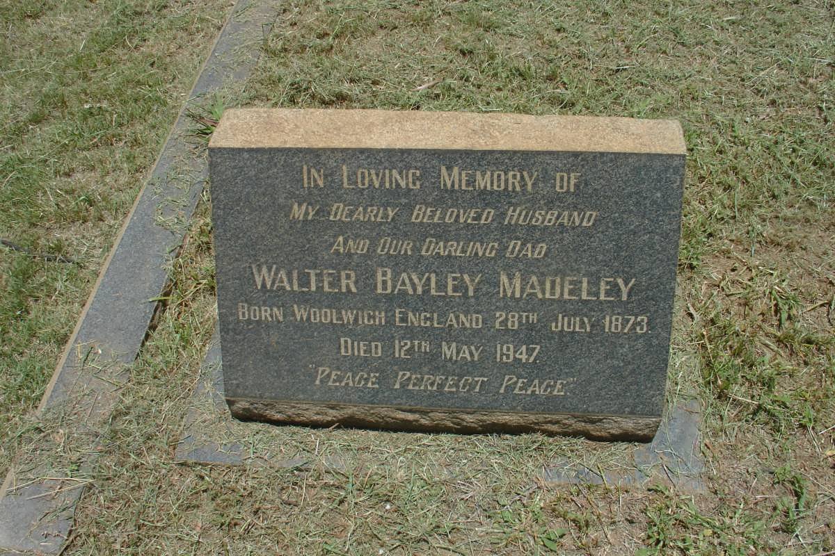 MADELEY Walter Bavley 1873-1947 :: MADELEY Emmay -1852