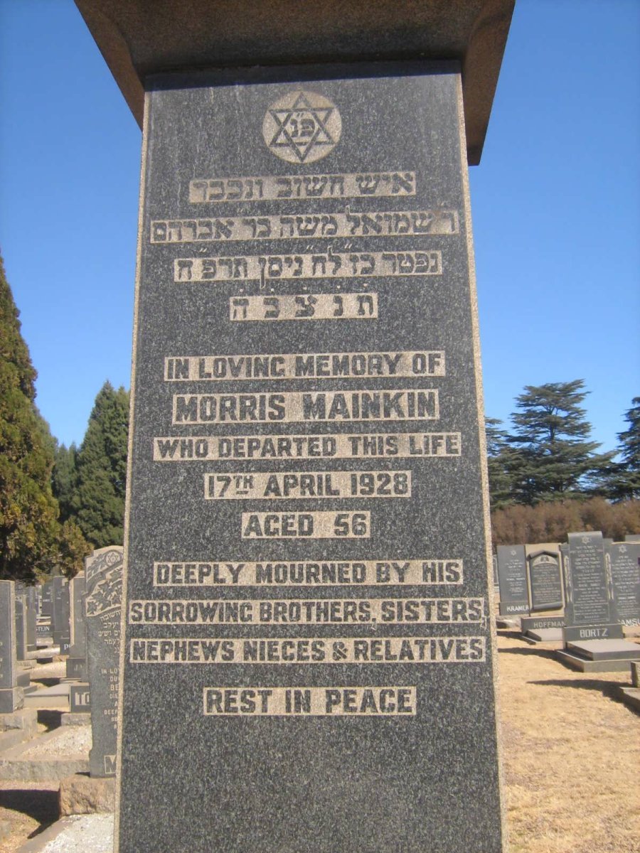MAINKIN Morris -1928