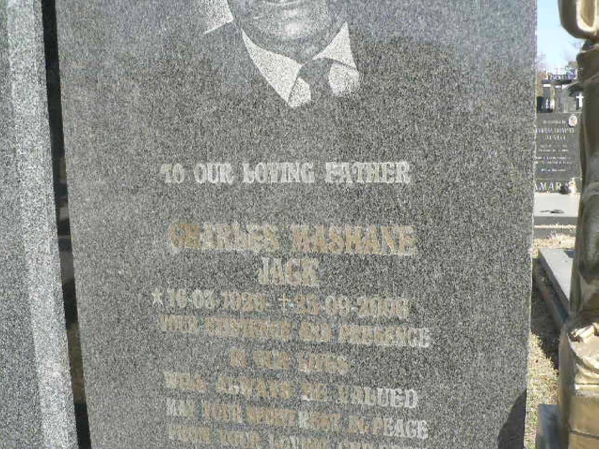 MAKGATI Charles Mashane 1929-2006