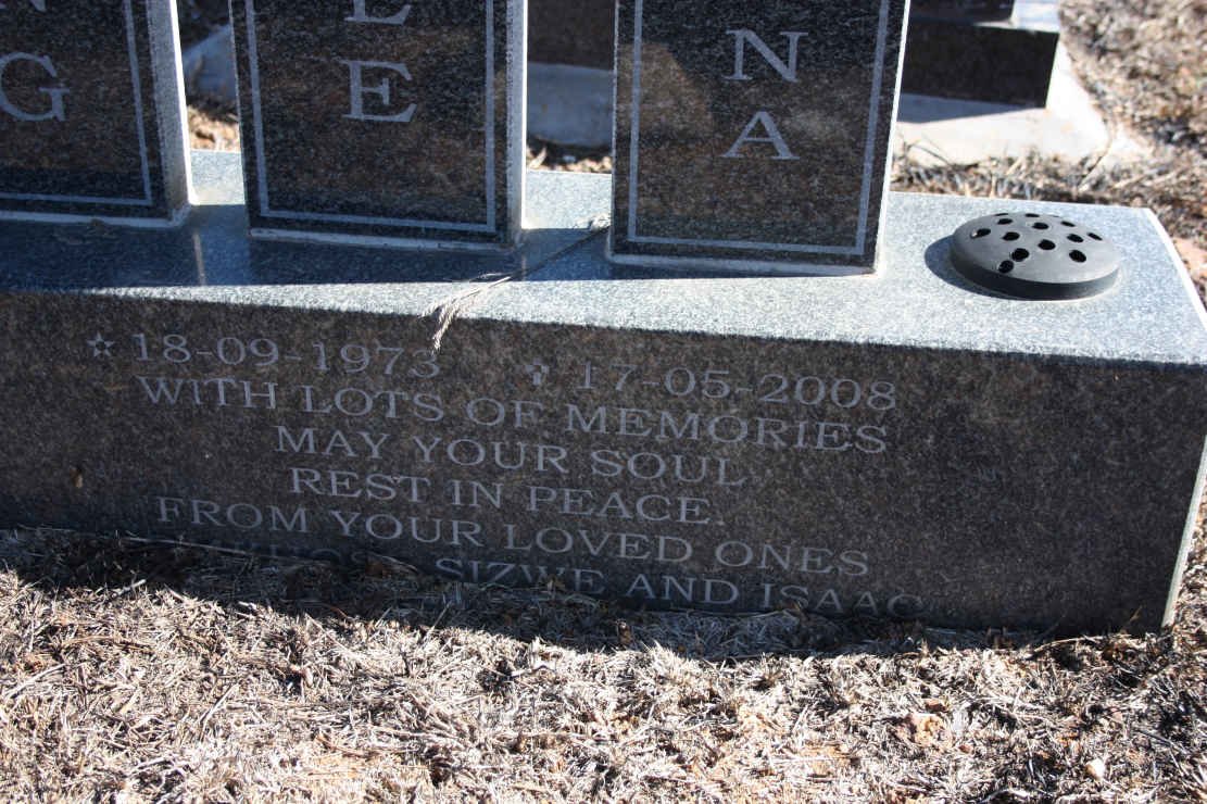 MAKHOSAZANA P.S. Motaung Thembisile 1973-2008