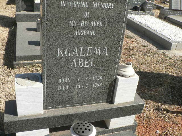 MAKURU Kgalema Abel 1934-1996