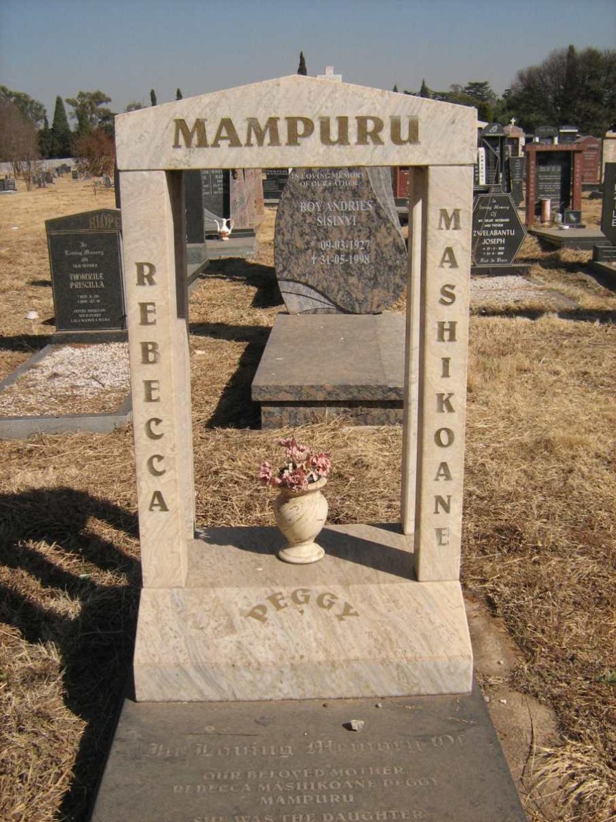 MAMPURU Rebecca Mashikoane 1916-1998