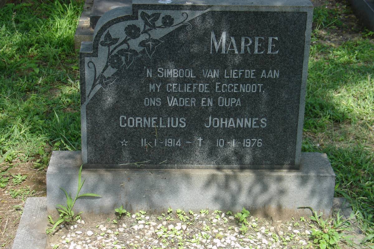 MAREE Cornelius Johannes 1914-1976