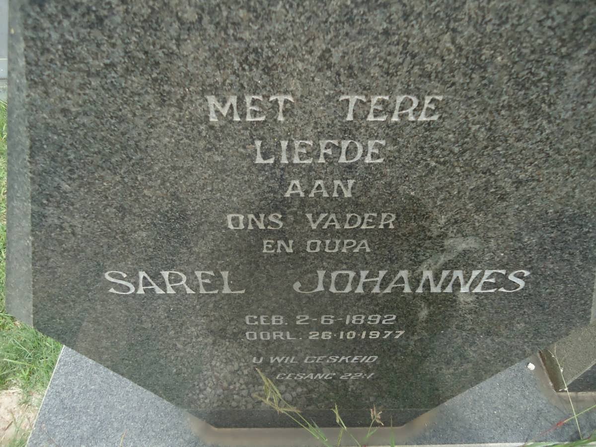 MARAIS Sarel Johannes 1892-1977