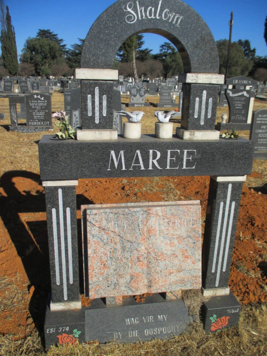 MAREE Piet 1936-1988 &amp; Beatrice 1936-