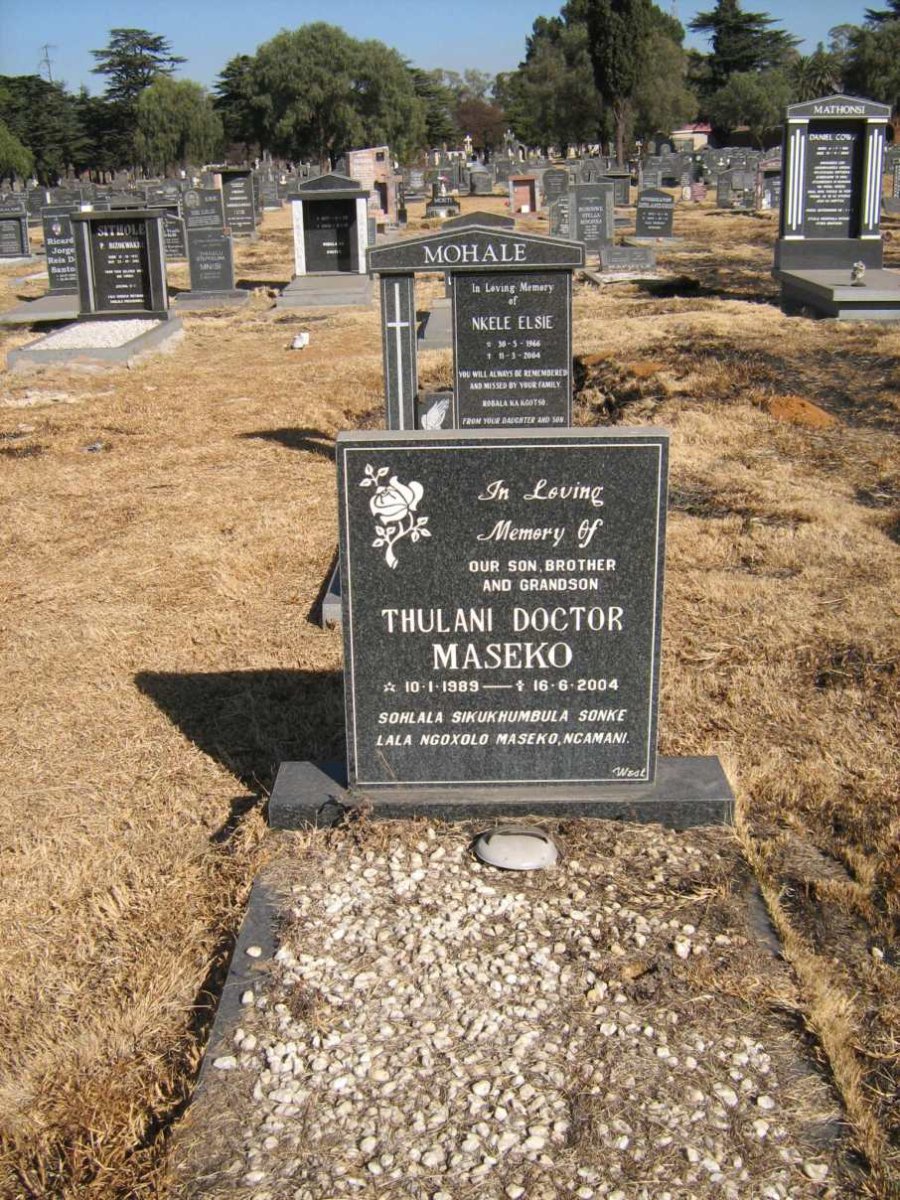 MASEKO Thulani Doctor 1989-2004
