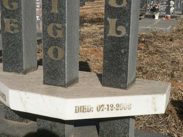 MASHIGO Boyce Paul 1972-2006