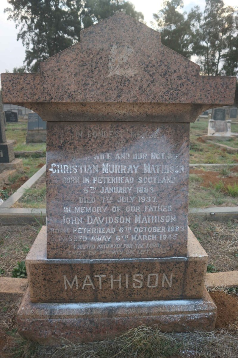 MATHISON John Davidson 1883-1945 & Christian Murray 1883-1937
