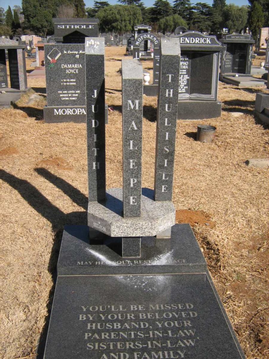 MALEPE Judith Thulisile 1977-2002