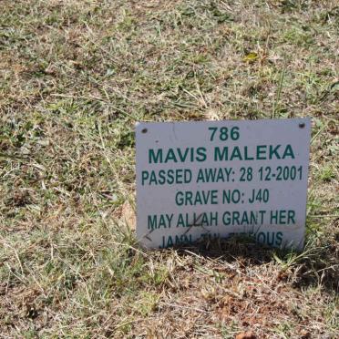 MALEKA Mavis -2001