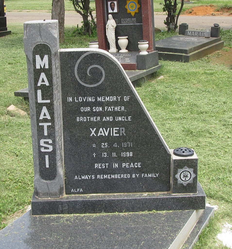 MALATSI Xavier 1971-1998