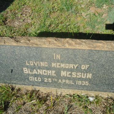MESSUM Blanche -1935