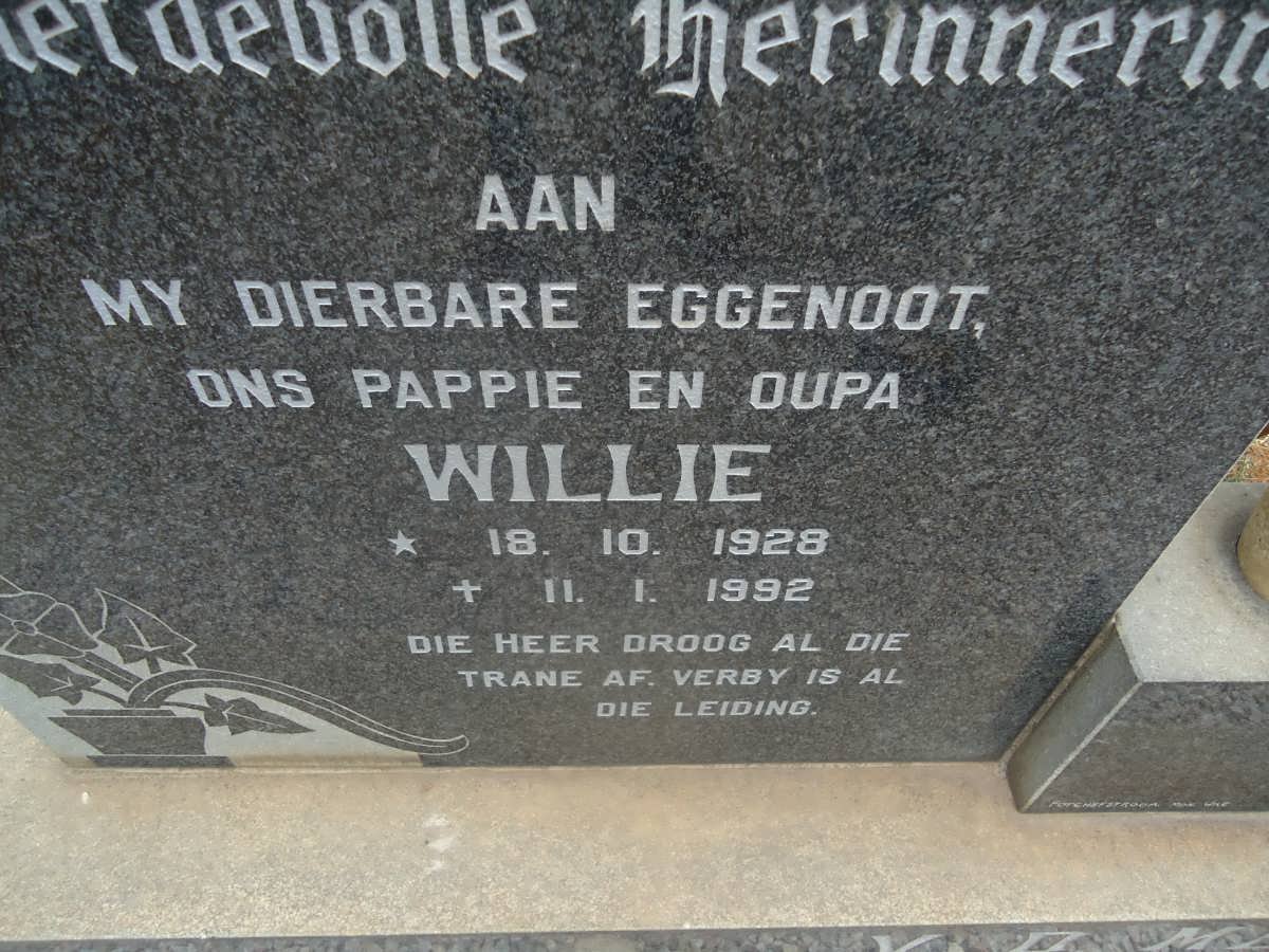 MERWE Willie, van der 1928-1992