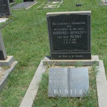 MERWE Johannes Arnoldus, van der 1911-1974