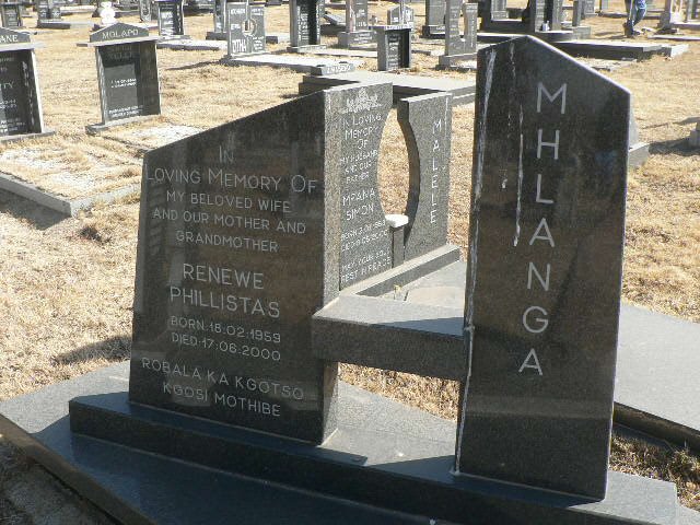 MHLANGA Renewe Phillistas 1959-2000