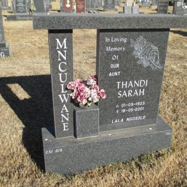 MNCULWANE Thandi Sarah 1923-2001