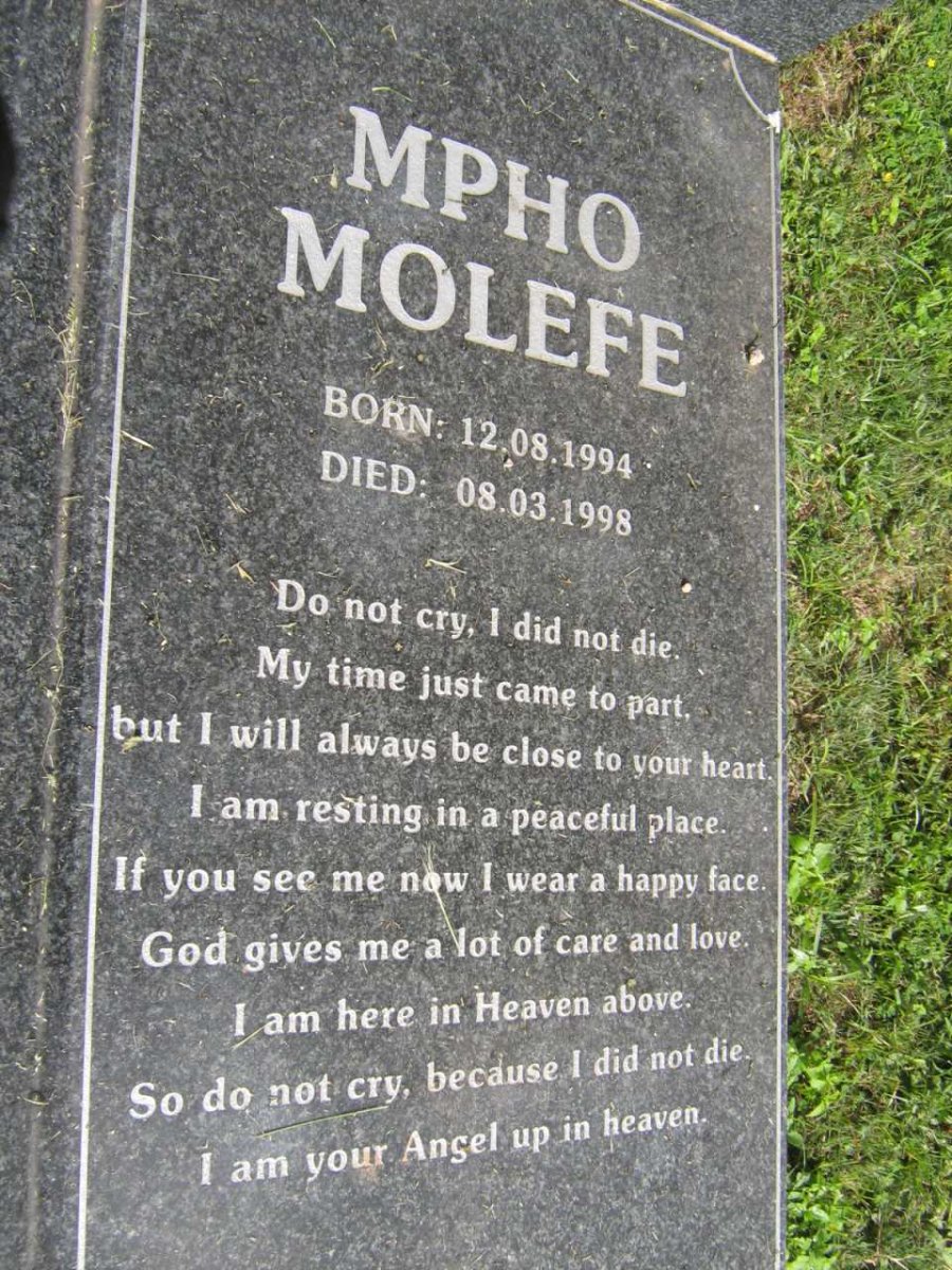 MOLEFE Mpho 1994-1998