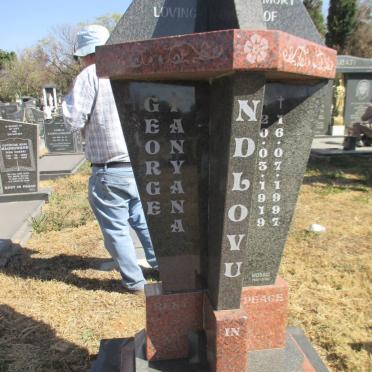 NDLOVU George Fanyana 1919-1997