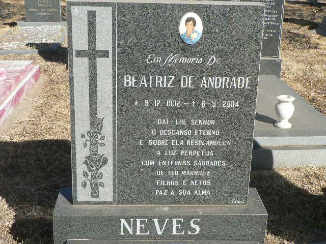 NEVES Beatriz De Andrade 1932-2004