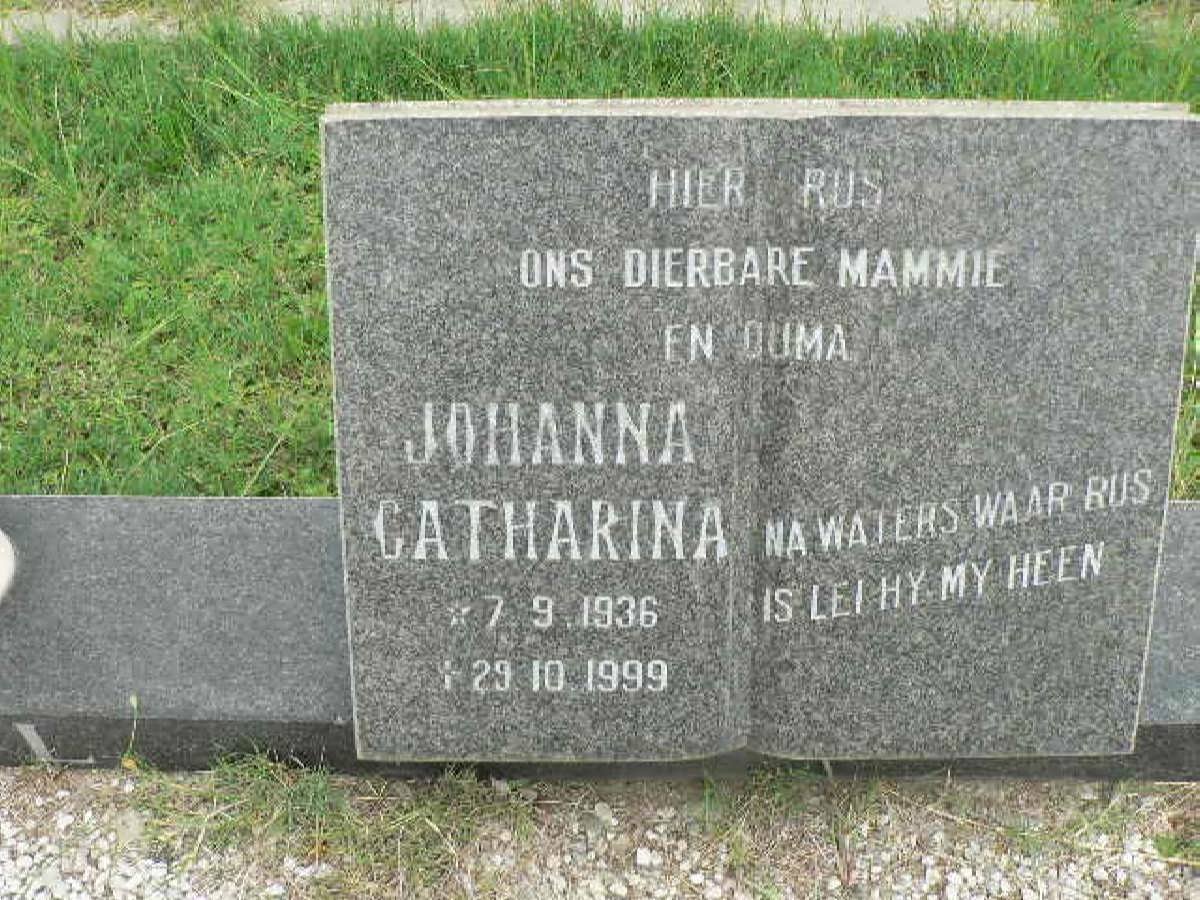 NEL Jacobus Johannes 1937-1975 &amp; Johanna Catharina 1936-1999