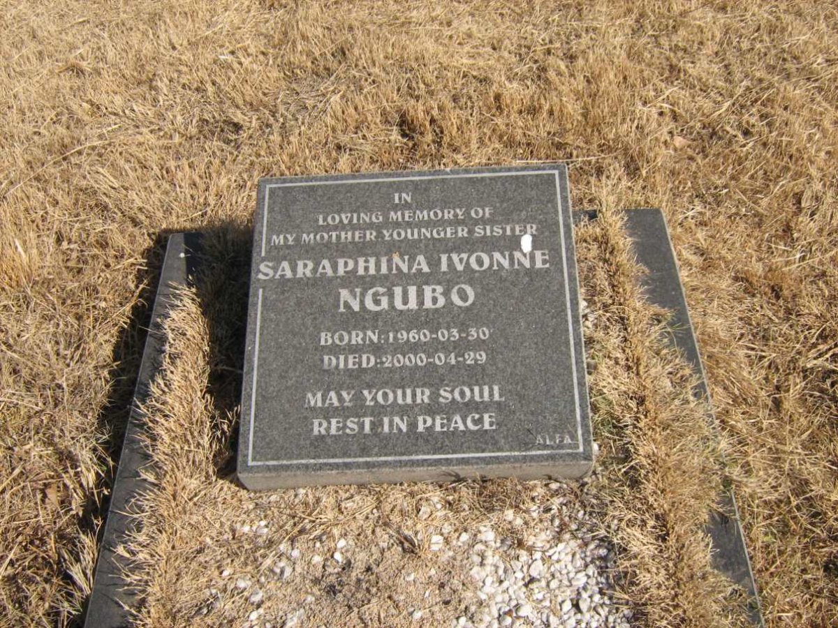 NGUBO Saraphina Ivonne 1960-2000