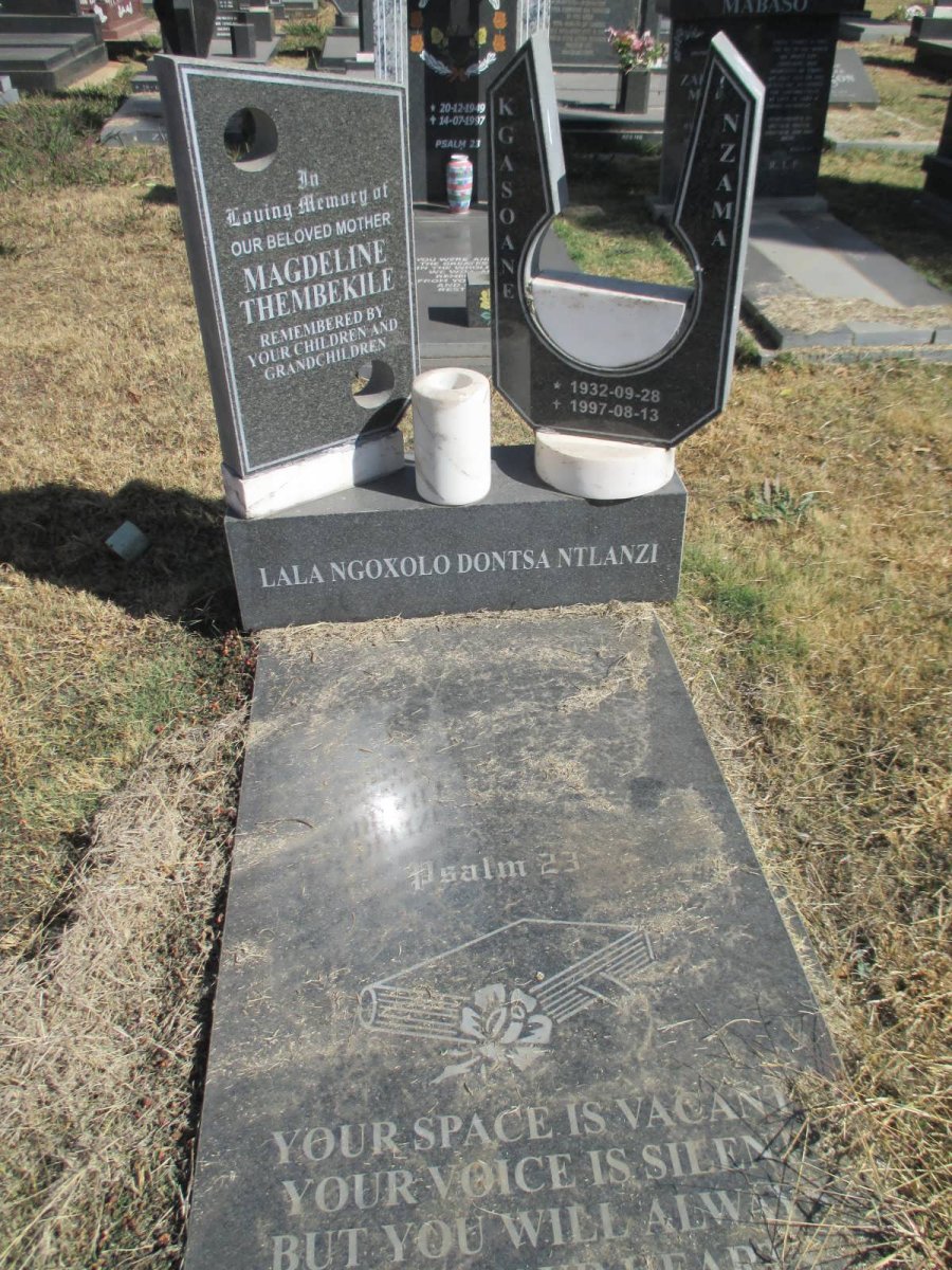 NZAMA Magdeline Thembekile Kgasoane 1932-1997