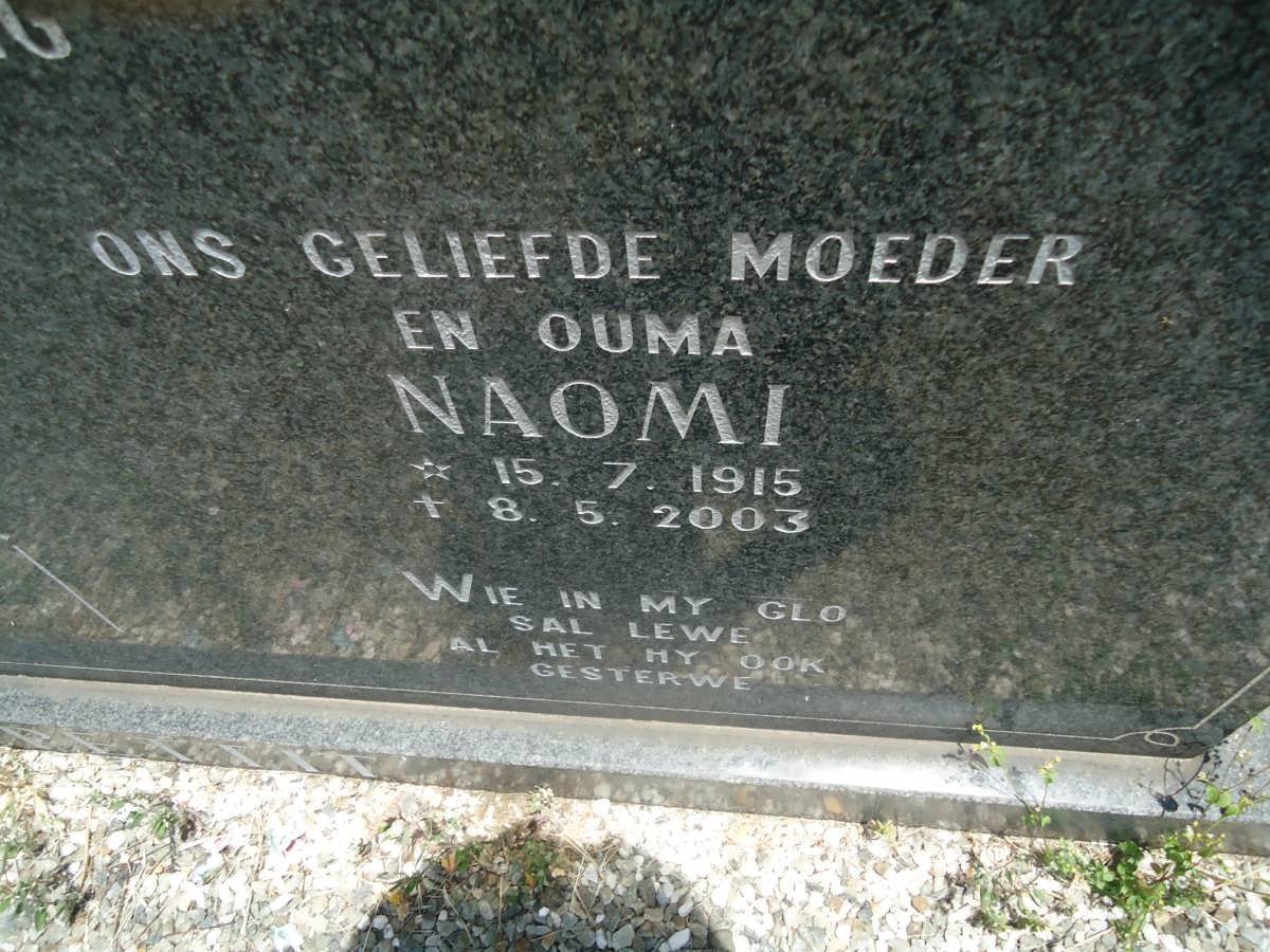 PETTIT Naomi 1915-2003
