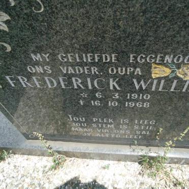 PETTIT Frederick William 1910-1968