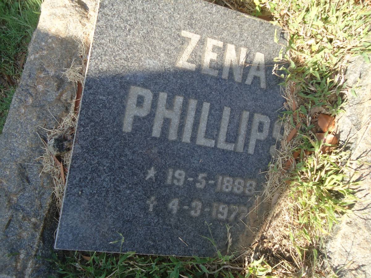 PHILLIPS Zena 1888-1972