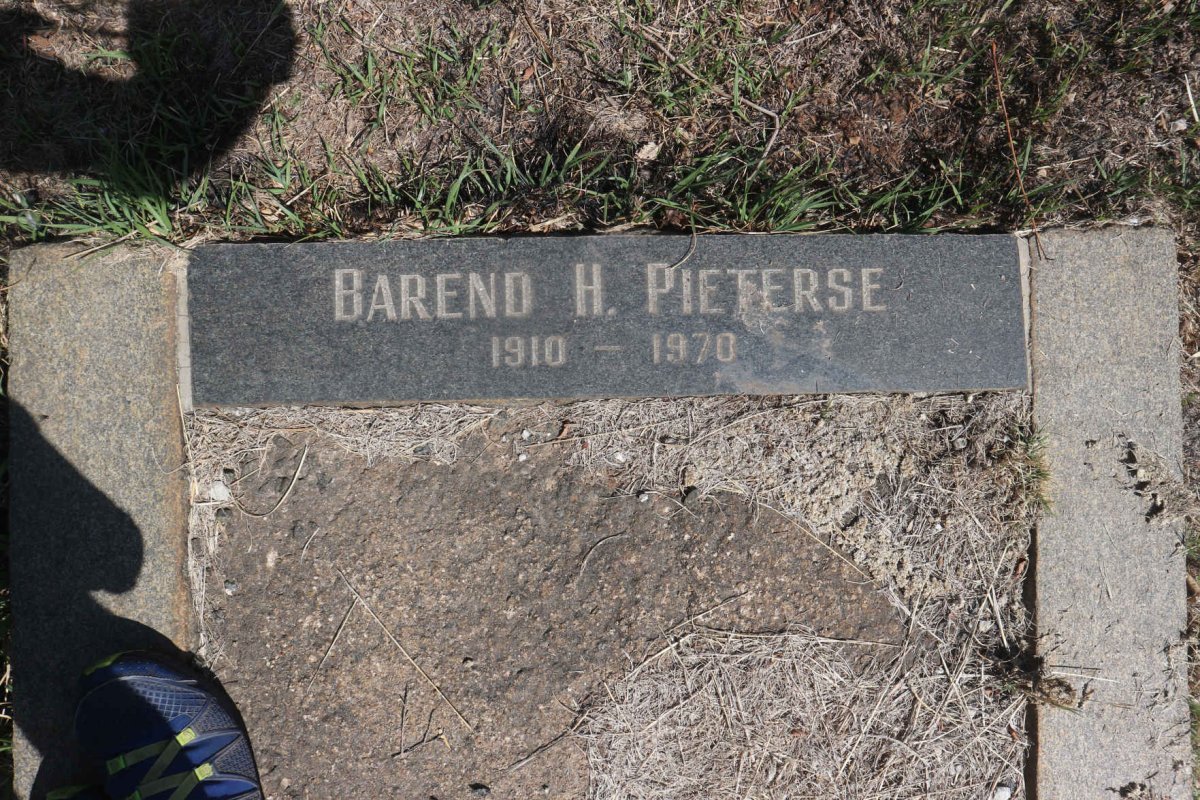 PIETERSE Barend H. 1910-1970