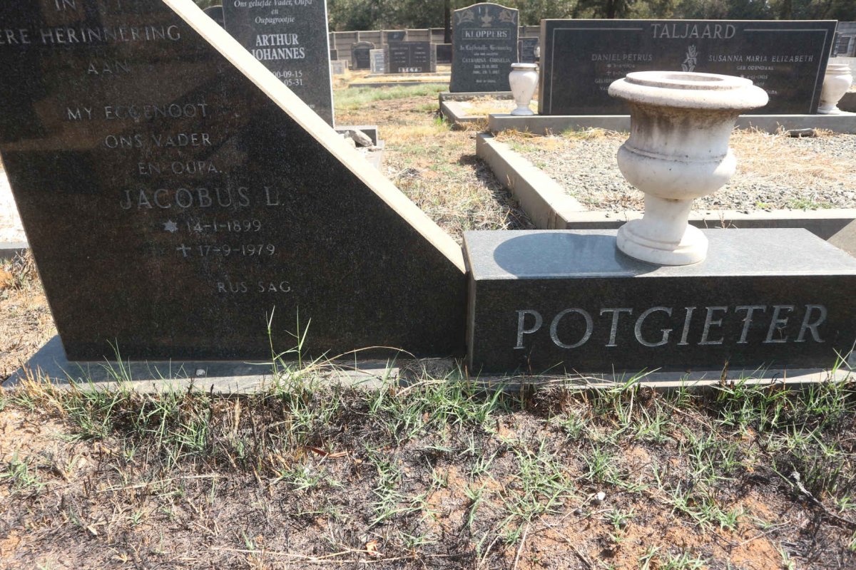 POTGIETER Jacobus L. 1899-1979
