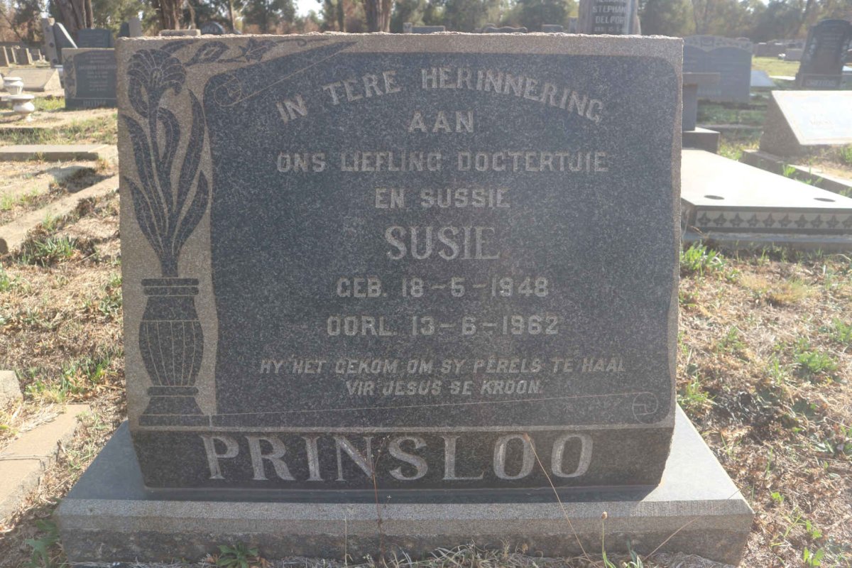 PRINSLOO Susie 1948-1962