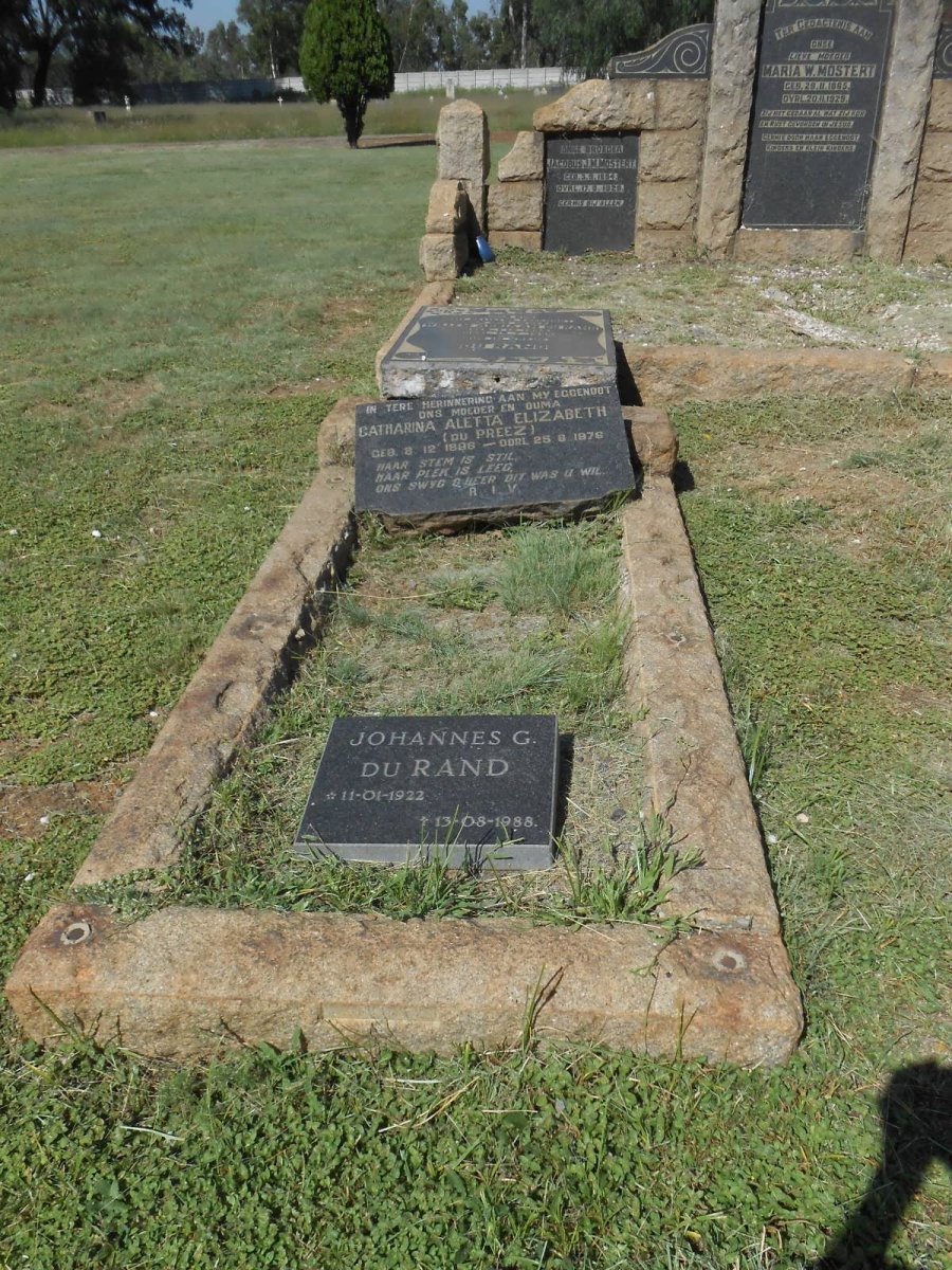 RAND Johannes G., du 1922-1988