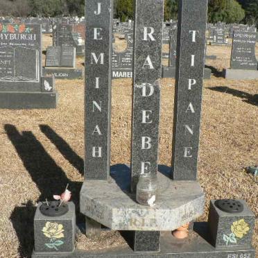 RADEBE Jeminah Tipane 1930-1999