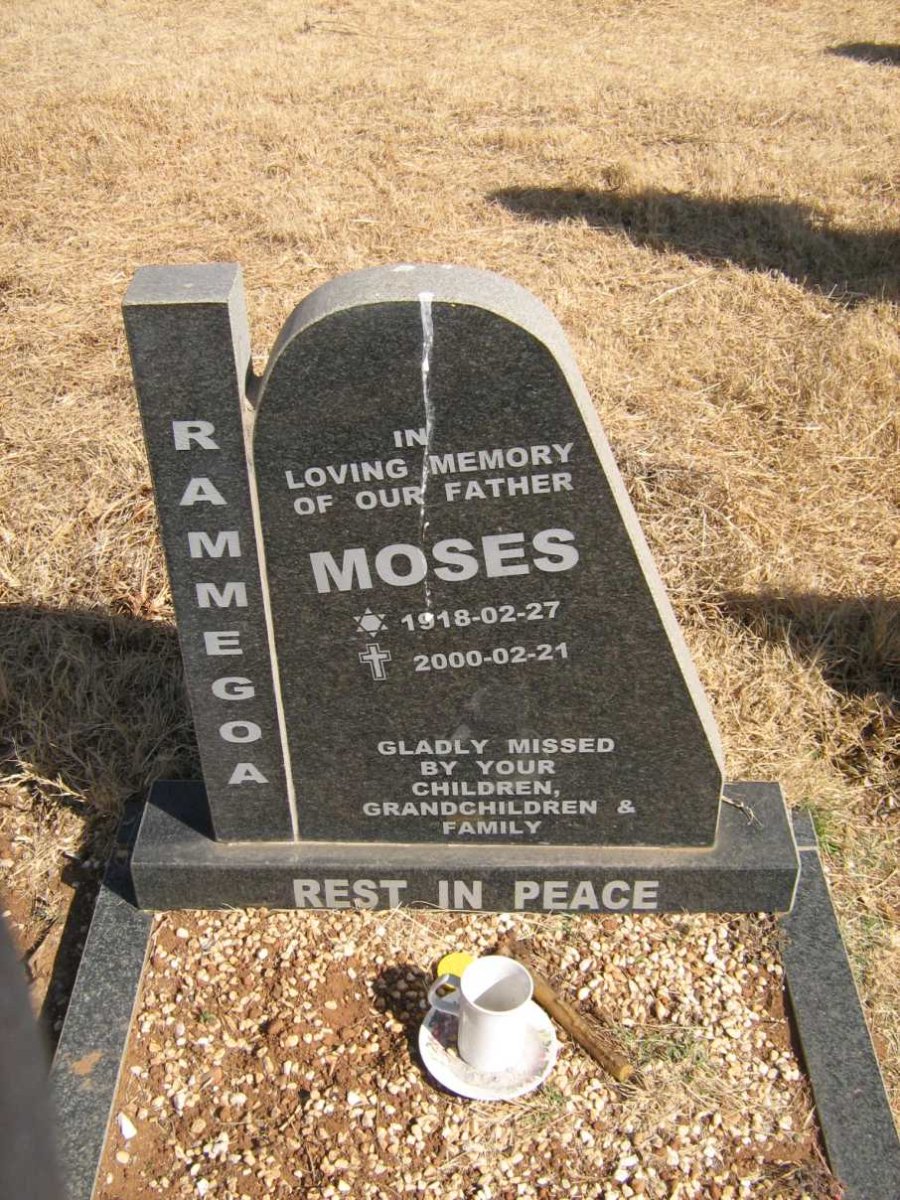RAMMEGOA Moses 1918-2000