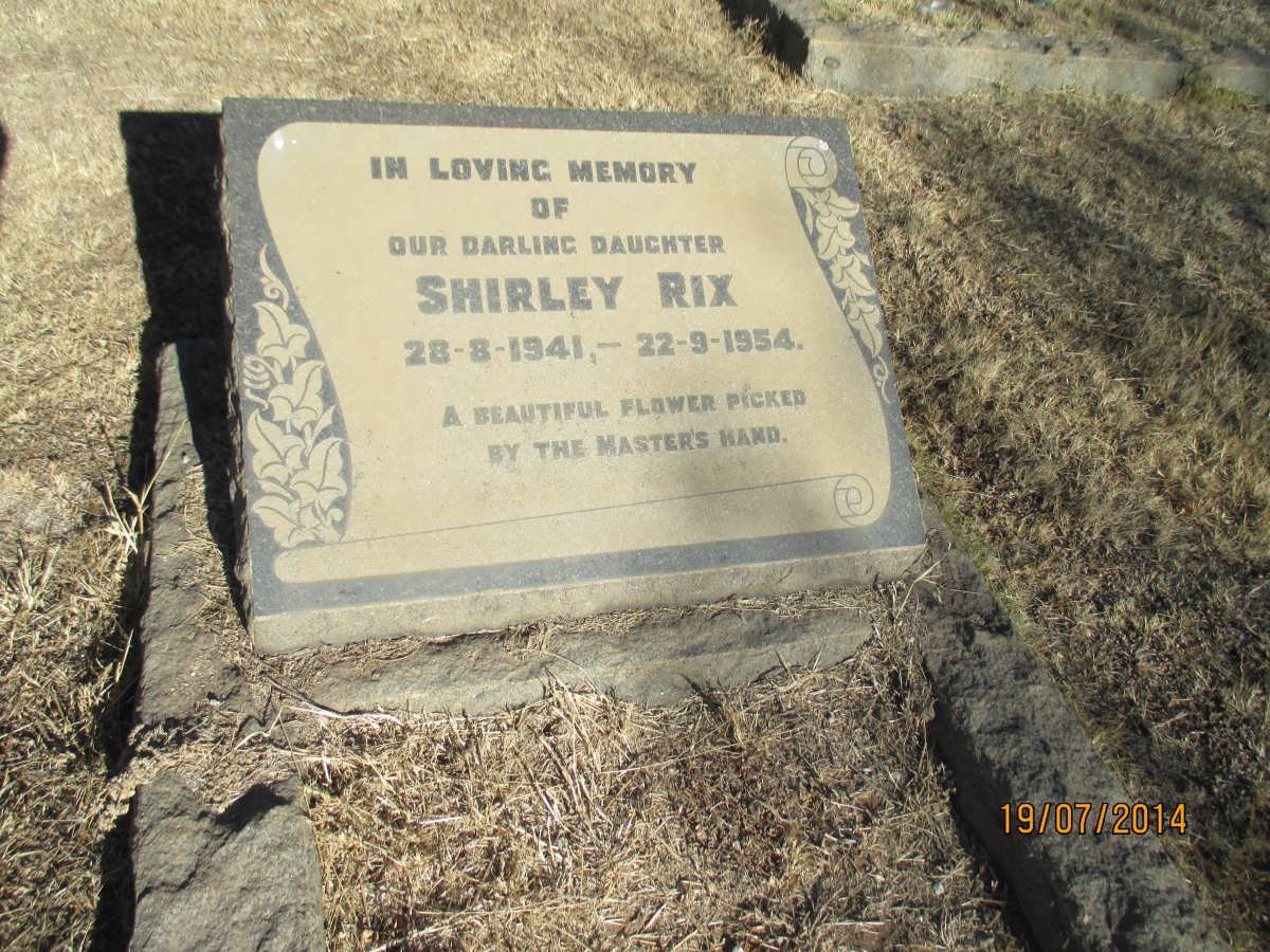 RIX Shirley 1941-1954
