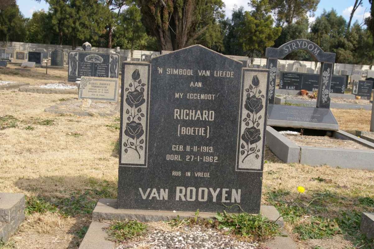 ROOYEN Richard, van 1913-1962