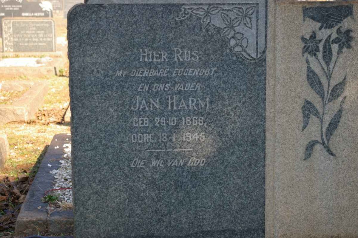ROOYEN Jan Harm, van 1868-1945