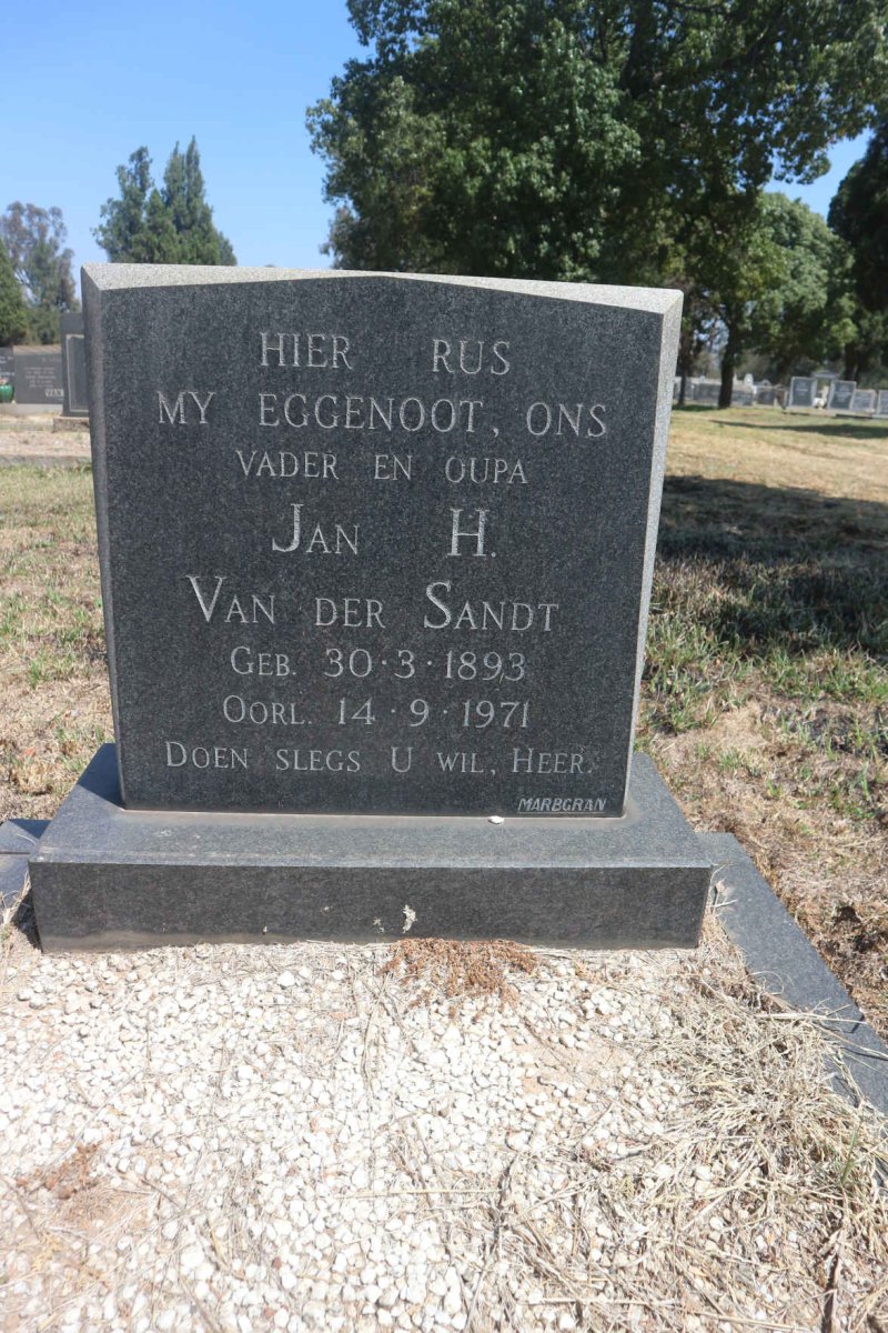 SANDT Jan H., van der 1893-1971