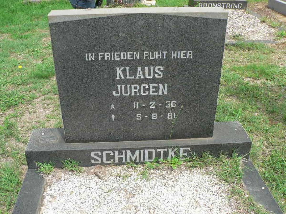 SCHMIDTKE Klaus Jurgen 1936-1981
