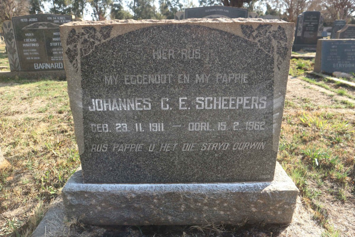 SCHEEPERS Johannes C.E. 1911-1962