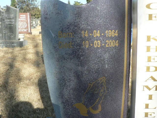 SELALA George Khedamile 1964-2004