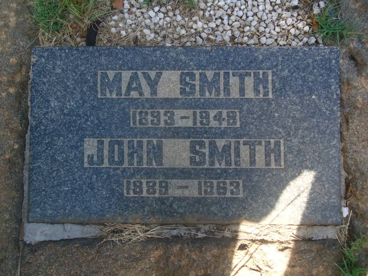 SMITH John 1889-1963 &amp; May 1893-1948